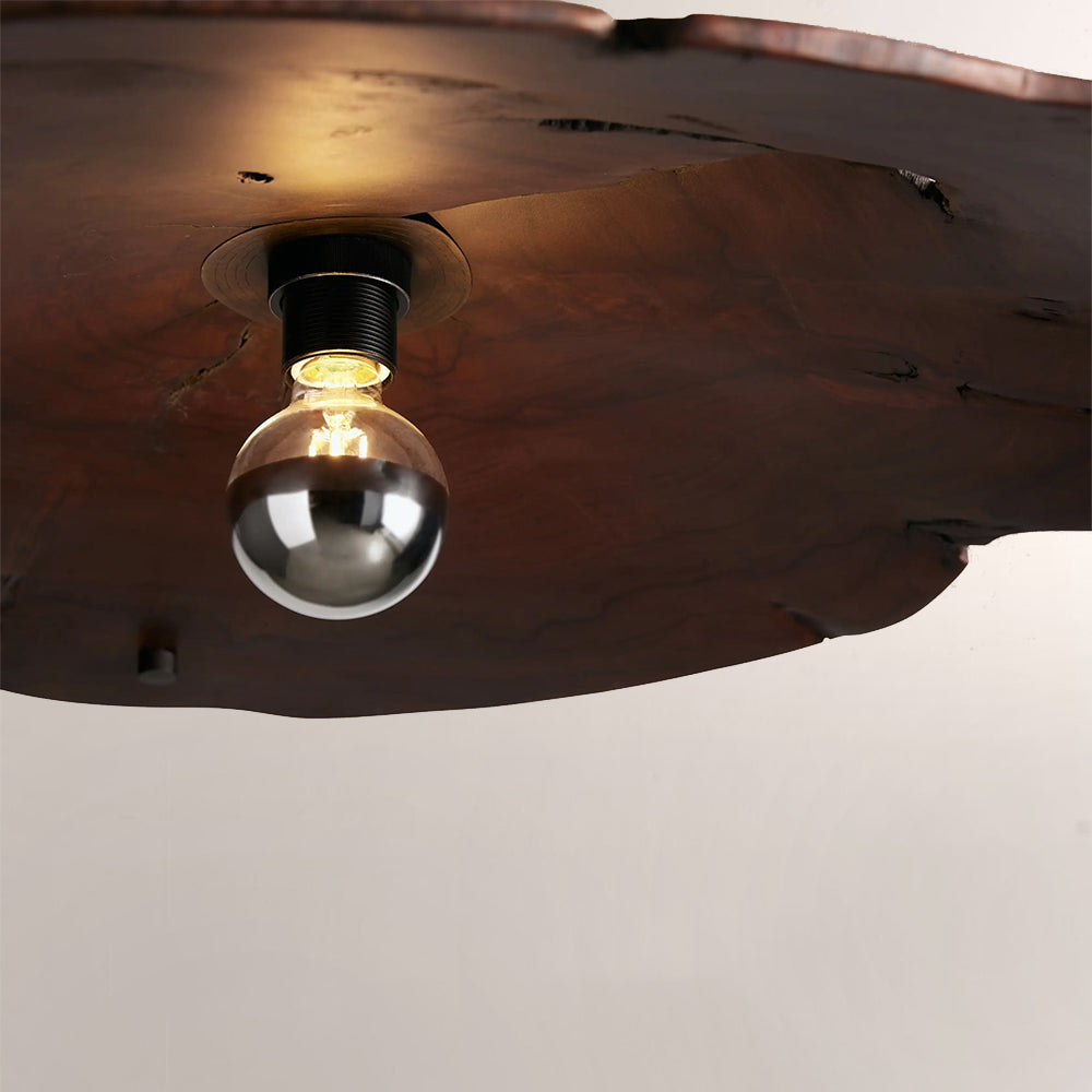 Arris Live-Edge Wood Chandelier