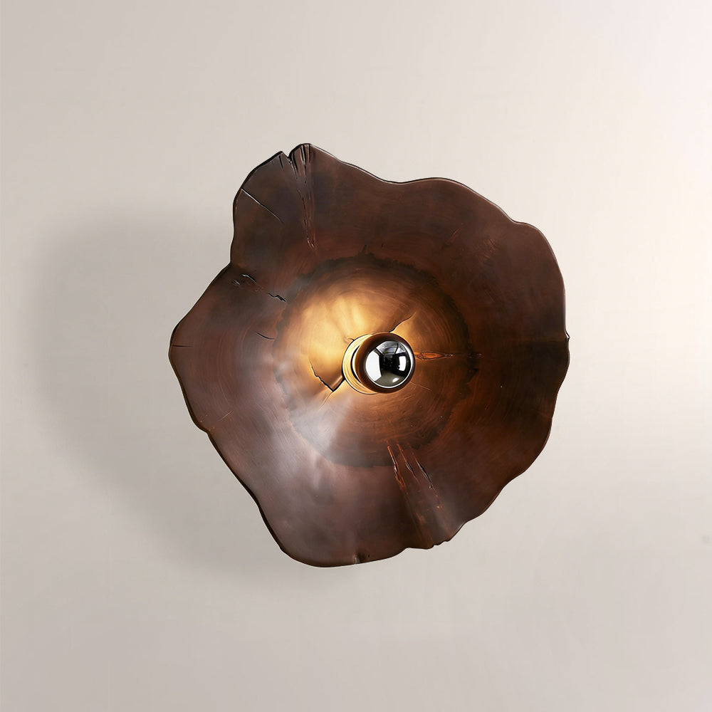Arris Live-Edge Wood Wall Sconce