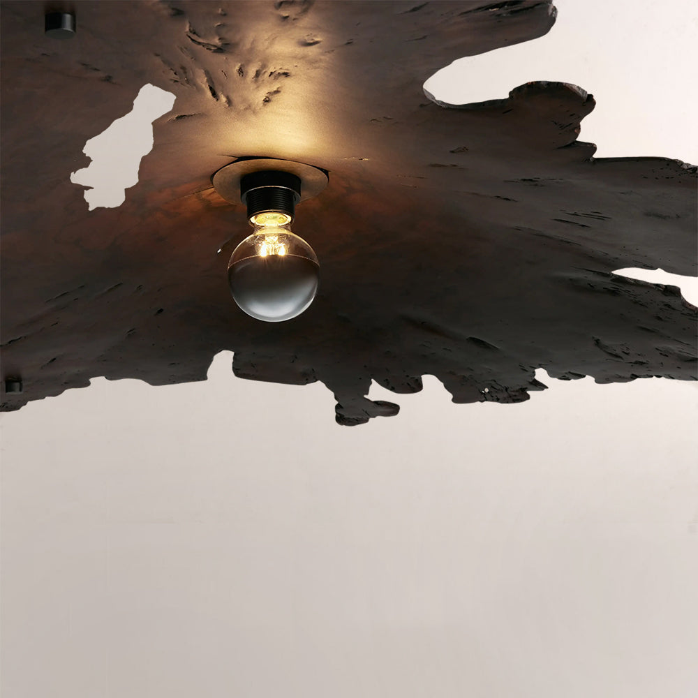 Arris Live-Edge Wood Chandelier