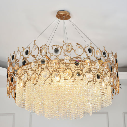 Art Dining Crystal Branch Chandelier- kimoylights