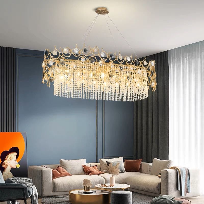 Art Dining Crystal Branch Chandelier -kimoylights