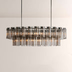 Art Glass Delsia Linear Chandelier