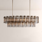 Art Glass Delsia Linear Chandelier