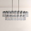 Art Glass Delsia Linear Chandelier