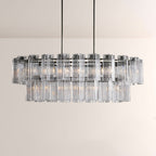 Art Glass Delsia Linear Chandelier