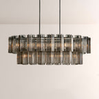 Art Glass Delsia Linear Chandelier