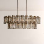 Art Glass Delsia Linear Chandelier