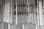 Art Glass Delsia Linear Chandelier 51.5" - kimoylights