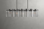 Art Glass Delsia Linear Chandelier 51.5" - kimoylights