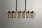 Art Glass Delsia Linear Chandelier 51.5" - kimoylights