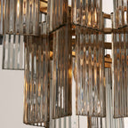 Art Glass Delsia Linear Chandelier