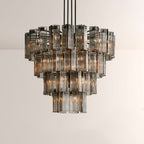 Art Glass Delsia Round Chandelier 48"