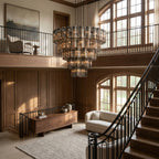 Art Glass Delsia Round Chandelier 60"