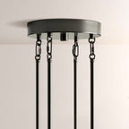 Art Glass Delsia Round Chandelier 60"