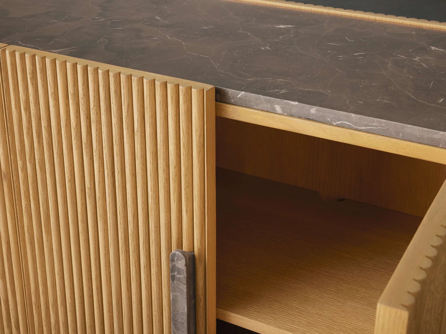 Aston Fluted 4-Door Sideboard