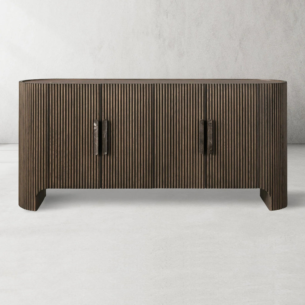 Aston Fluted 4-Door Sideboard