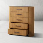 Aston Fluted 5-Drawer Chest