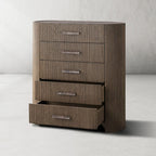 Aston Fluted 5-Drawer Chest