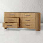Aston Fluted 6-Drawer Dresser