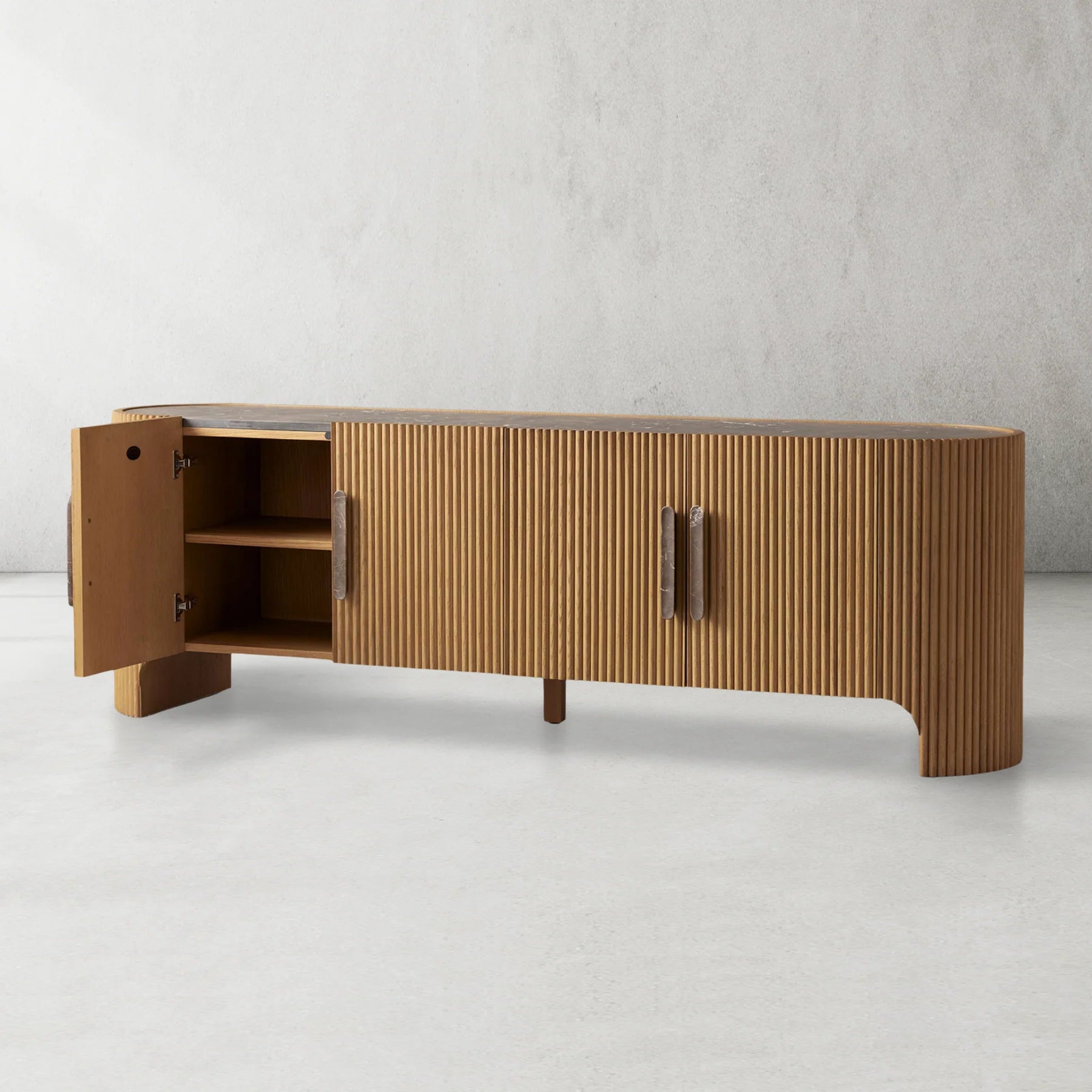Aston Fluted Oval Sideboard