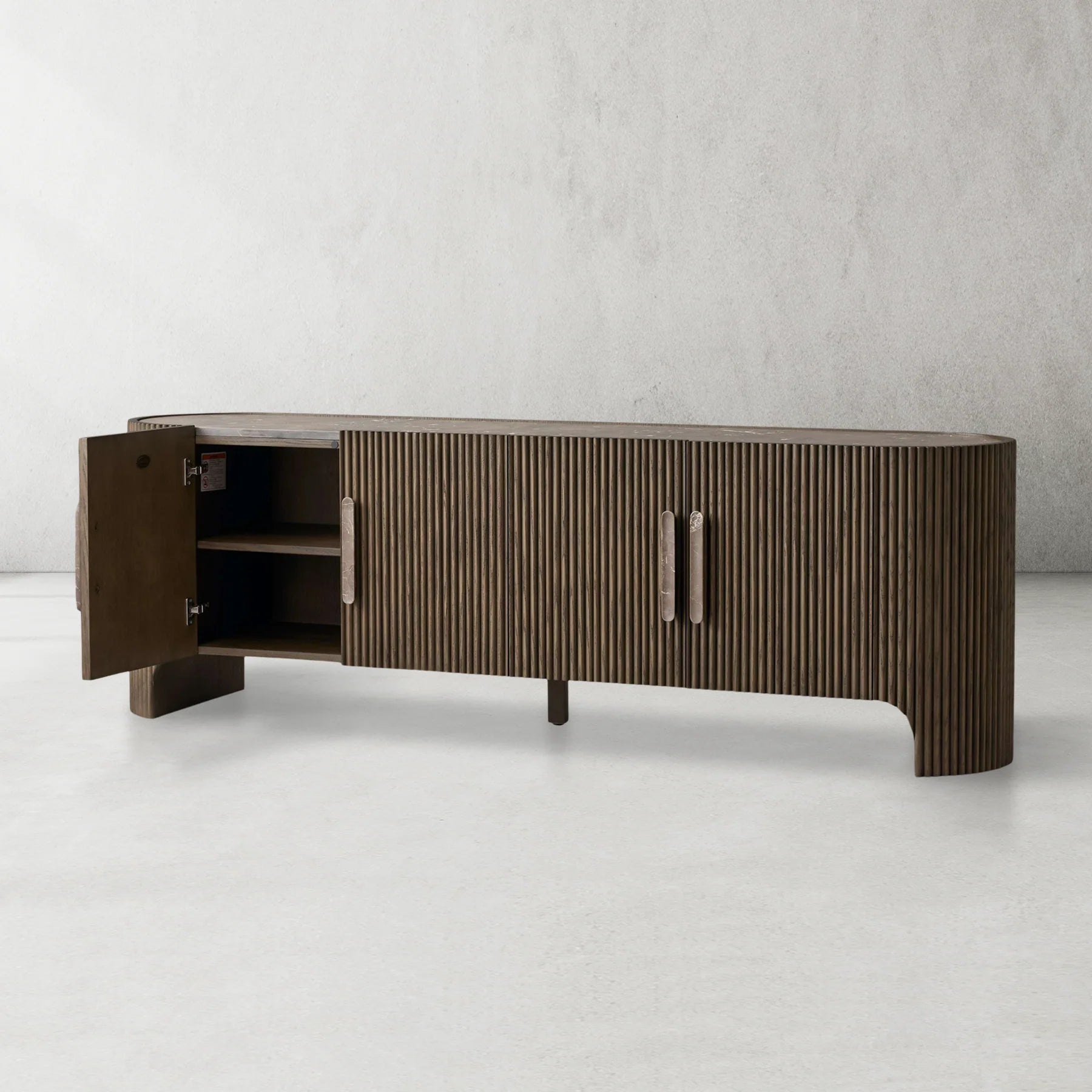 Aston Fluted Oval Sideboard