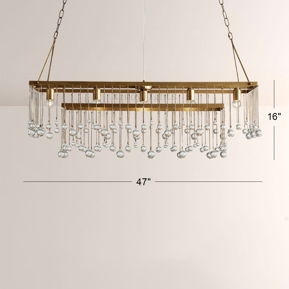 Aubluxe Rectangular Chandelier