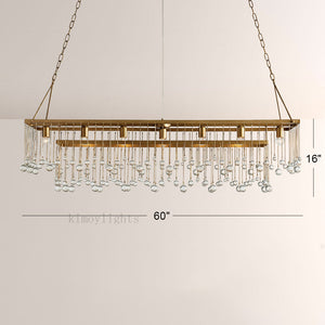 Aubluxe Rectangular Chandelier