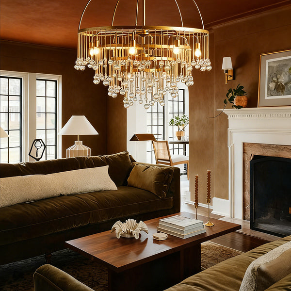 Aubluxe Round Chandelier