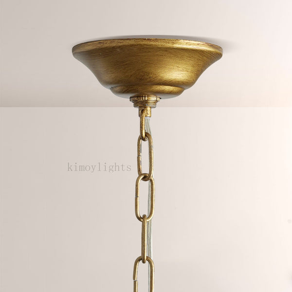 Aubluxe Round Two-Tier Chandelier
