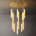 Audubon Alabaster Round Chandelier 40"