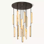 Audubon Alabaster Round Chandelier 40"