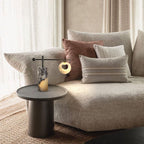 AuraVessel Balance-Arm Marble Base Globe Table Lamp