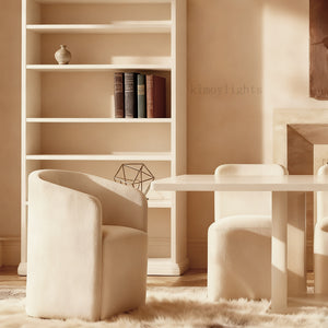 Aurelie Barrelback Fabric Dining Armchair