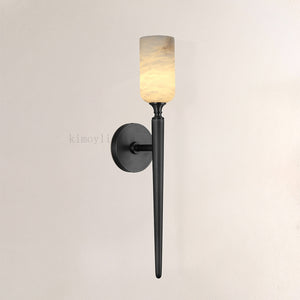 Axis Alabaster 1 Light Wall Sconce 21.6H