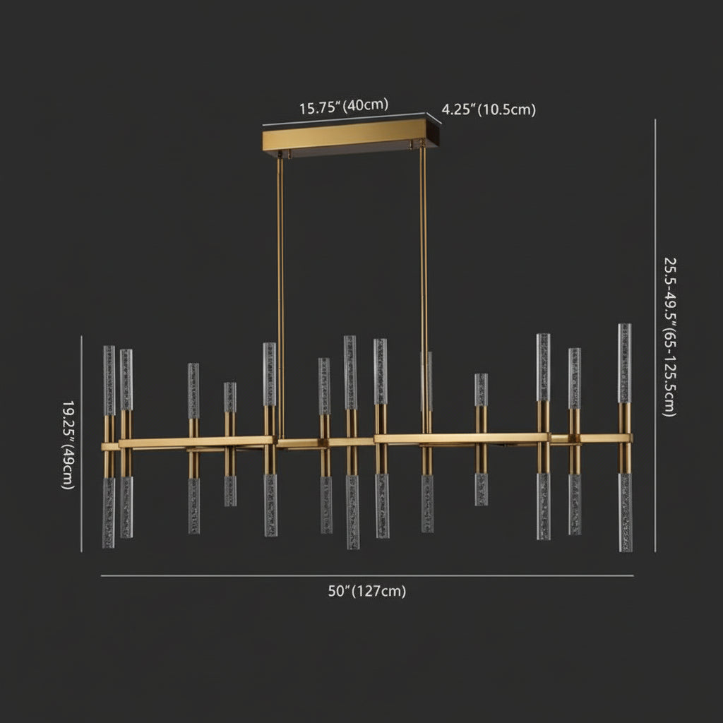Halle 26-Light LED Chandelier（Customized） - kimoylights