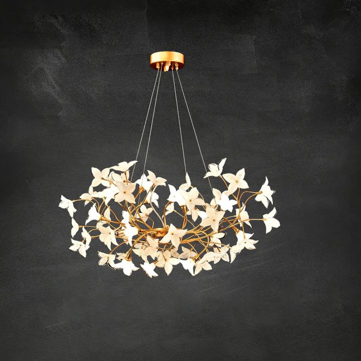 Begonia Living Room Chandelier - kimoylights