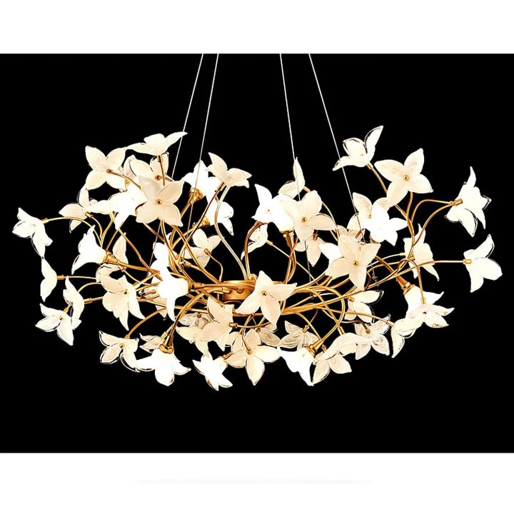 Begonia Living Room Chandelier - kimoylights
