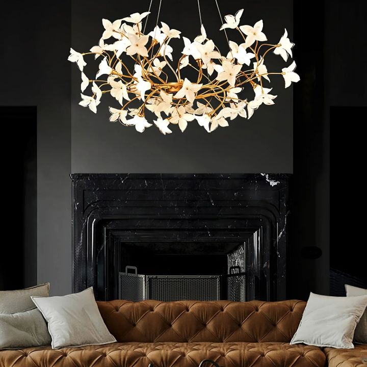 Begonia Living Room Chandelier  - kimoylights