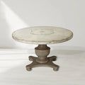 Bianco Hand-Painted Round Pedestal Dining Table