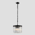1920s Olion Crystal Round Pendant