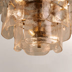 Blaire Tiered Blown Glass Chandelier