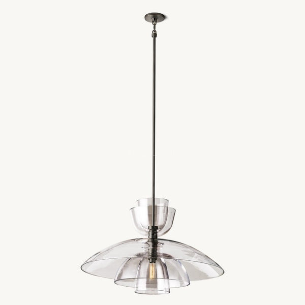 Blon Clear Glass Cloche Grand Pendant