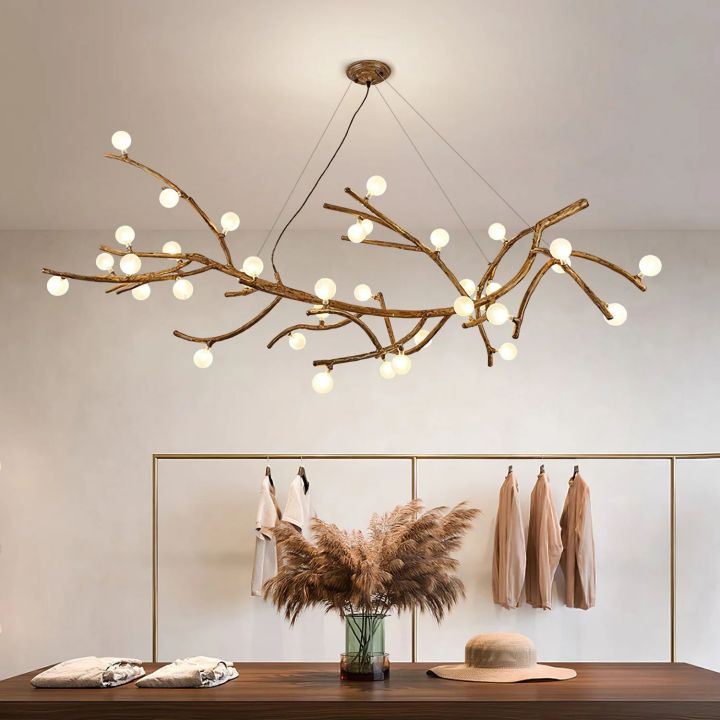 Boho Tree Branch Modern Chandelier - kimoylights