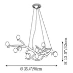 Boho Tree Branch Modern Chandelier - kimoylights