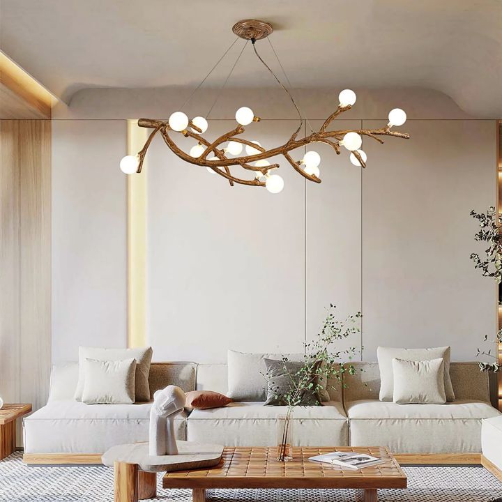 Boho Tree Branch Modern Chandelier- kimoylights