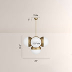 Borg Round Globe Chandelier