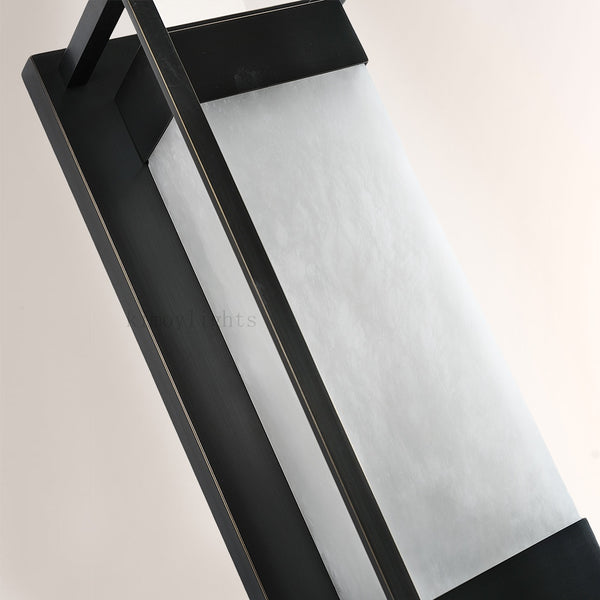 Bravura Alabaster Wall Sconce 15.7H