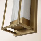 Bravura Alabaster Wall Sconce 15.7H