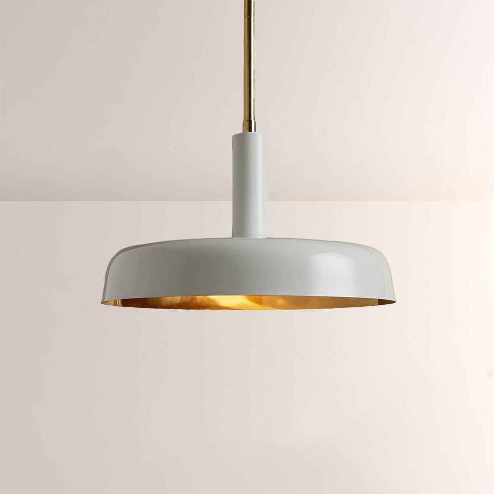 Brennan Gloss Lacquer & Brass Pendant