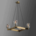 Bifron Contemporary 4-Lights Dining Square Chandelier
